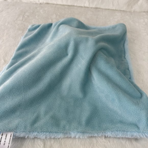 ebba aurora world baby blue bear Security Blanket Lovey plush fluffy fleece - Picture 6 of 6